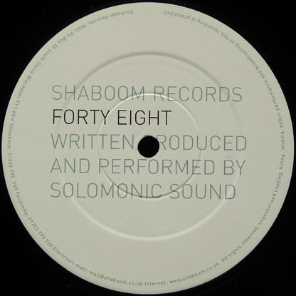 Solomonic Sound : Children Of Israel (12")