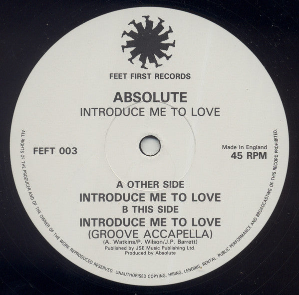 Absolute (2) : Introduce Me To Love (12")