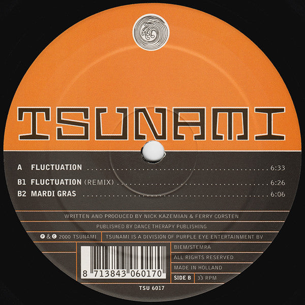 Nick K.* : Fluctuation (12")