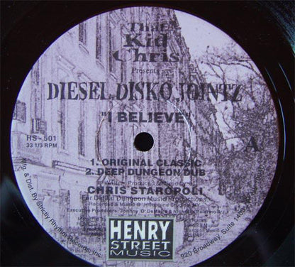 That Kid Chris Presents Diesel Disko Jointz : I Believe / Don't Take Your Love (12")