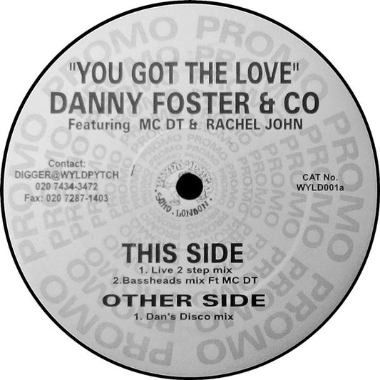 Danny Foster : You Got The Love (12")