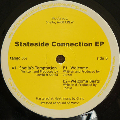 Joeski : State Side Connection EP (12", EP)