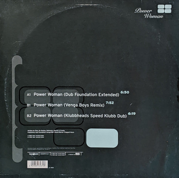 Mark Van Dale With Enrico : Power Woman (12", Single)