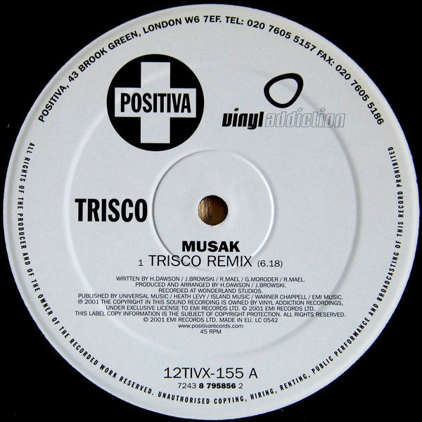 Trisco : Musak (The Remixes) (12")