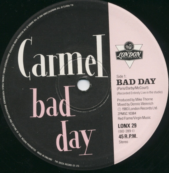 Carmel (2) : Bad Day (12")