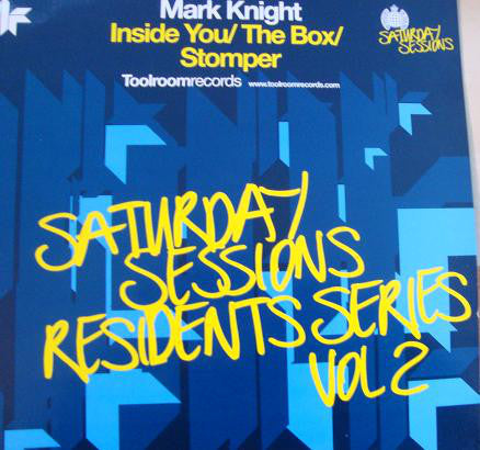 Mark Knight : Saturday Sessions Resident Series Volume 2 (12")