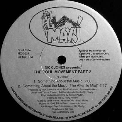Nick Jones : The Soul Movement Part 2 (12")
