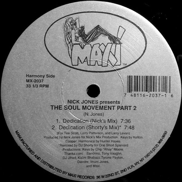 Nick Jones : The Soul Movement Part 2 (12")