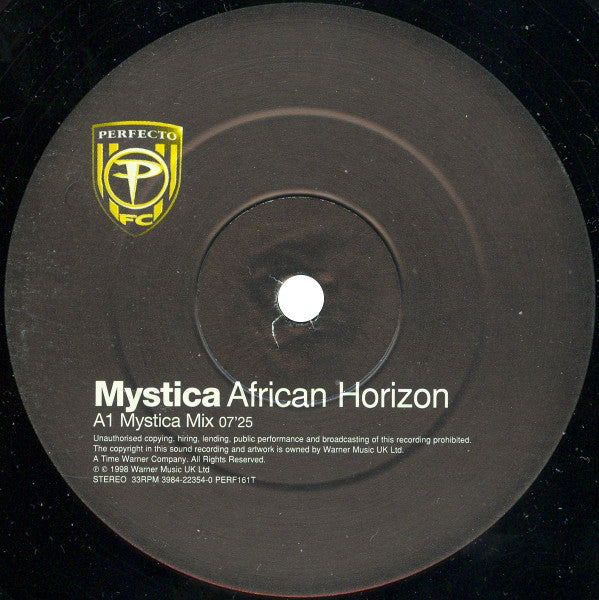 Mystica : African Horizon (12", Single)