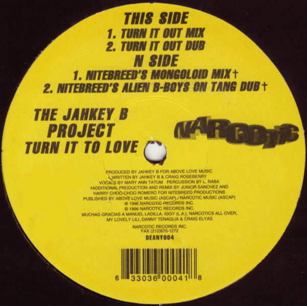 The Jahkey B Project* : Turn It To Love (12")