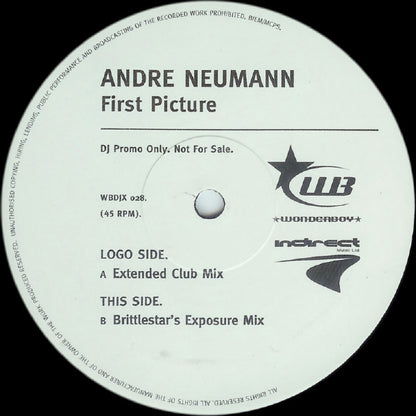 Andre Neumann : First Picture (12", Promo)