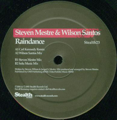 Steven Mestre & Wilson Santos : Raindance (12")