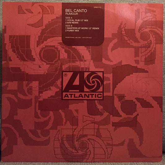 Bel Canto : Rumour (12", Promo)