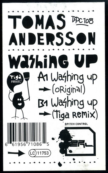 Tomas Andersson : Washing Up (12")