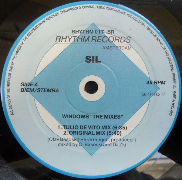 Sil : Windows "The Mixes" (12")