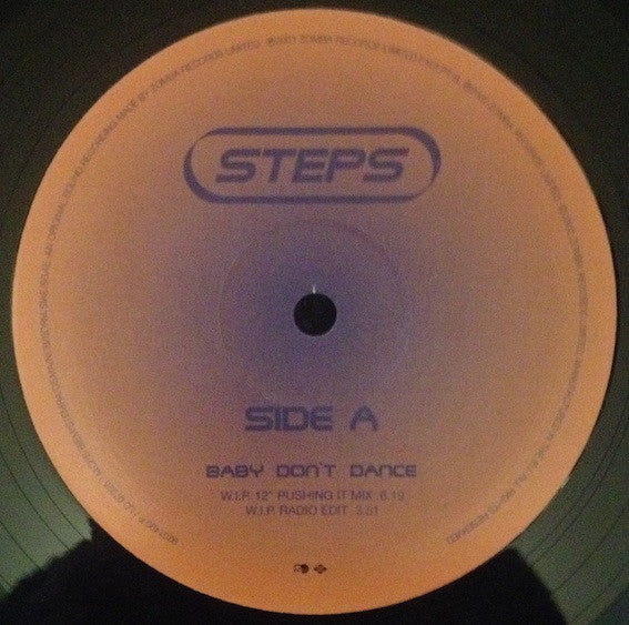 Steps : Baby Don't Dance (12", Promo)