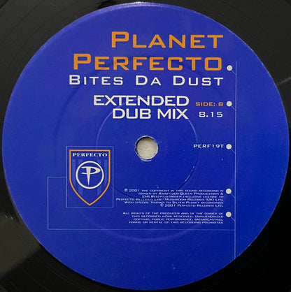 Planet Perfecto : Bites Da Dust (12", Promo)