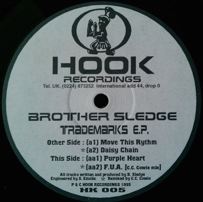 Brother Sledge : Trademarks E.P. (12", EP)