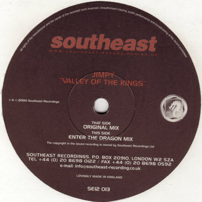 Jimpy : Valley Of The Kings (12")