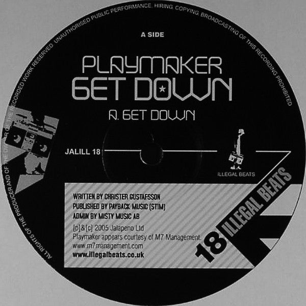 Playmaker : Get Down (12")