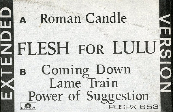 Flesh For Lulu : Roman Candle EP (12", EP, Promo)