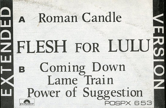 Flesh For Lulu : Roman Candle EP (12", EP, Promo)