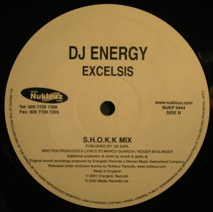 DJ Energy : Excelsis (12")