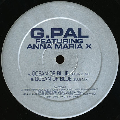 G.Pal* Featuring Anna Maria X : Ocean Of Blue (12")
