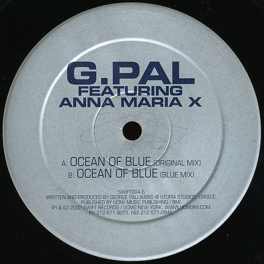 G.Pal* Featuring Anna Maria X : Ocean Of Blue (12")