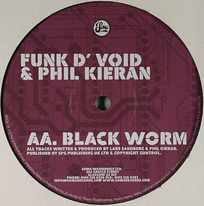 Funk D'Void & Phil Kieran : Lost In Belfast / Black Worm (12")