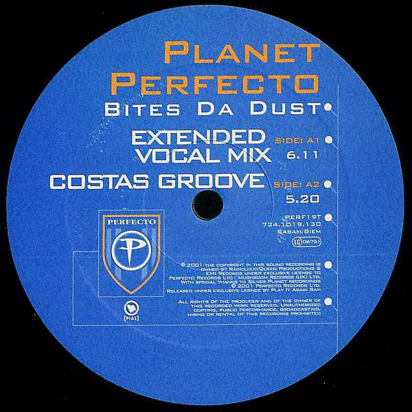 Planet Perfecto : Bites Da Dust (12")