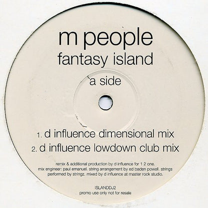 M People : Fantasy Island (12", Promo)