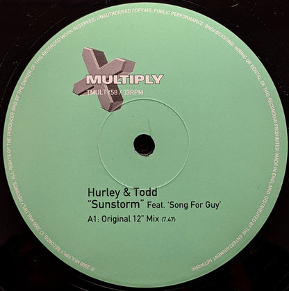 Hurley & Todd : Sunstorm (12")