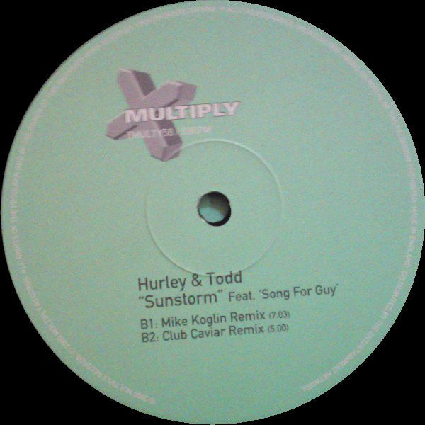 Hurley & Todd : Sunstorm (12")
