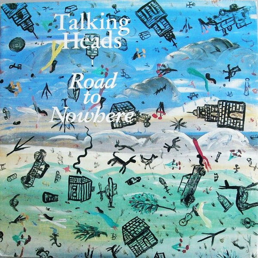 Talking Heads : Road To Nowhere (12", Single, Bla)