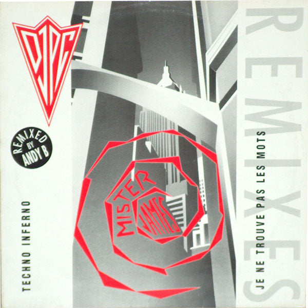 DJPC : James, Je Ne Trouve Pas Les Mots (Remixes) (12", Single)