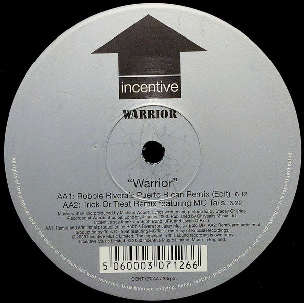 Warrior : Warrior (12")