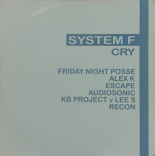 System F : Cry (2x12", Promo)