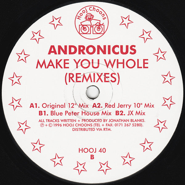 Andronicus : Make You Whole (Remixes) (2x12")