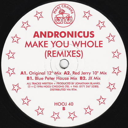 Andronicus : Make You Whole (Remixes) (2x12")