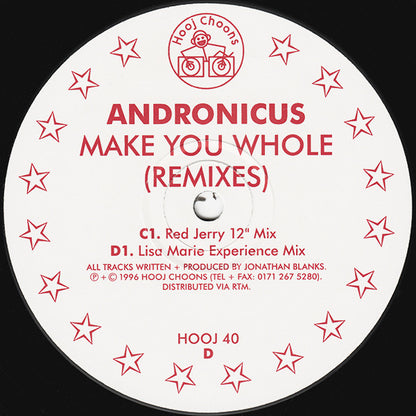 Andronicus : Make You Whole (Remixes) (2x12")