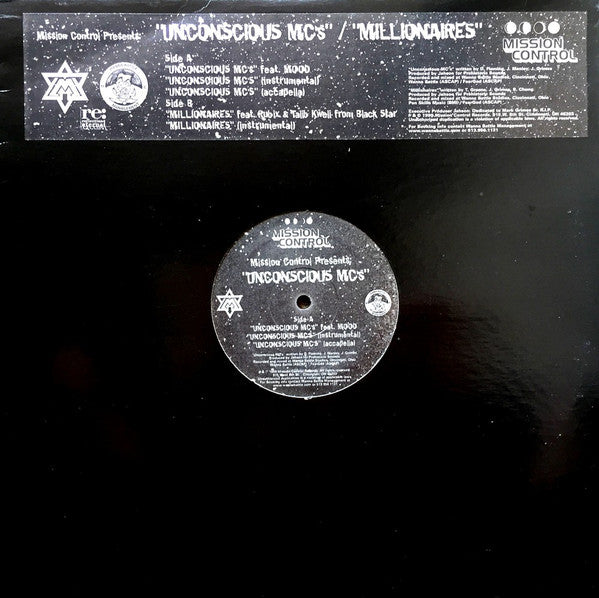 Various : Mission Control Presents: Unconscious MC's / Millionaires (12")