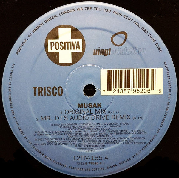 Trisco : Musak (12")