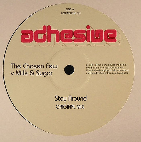 The Chosen Few (2) V Milk & Sugar : Stay Around (2x12", Promo)