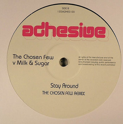 The Chosen Few (2) V Milk & Sugar : Stay Around (2x12", Promo)