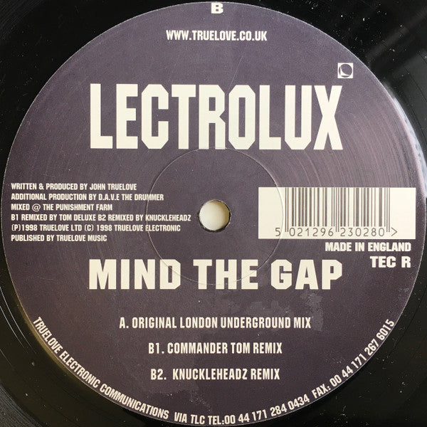 Lectrolux : Mind The Gap (12")