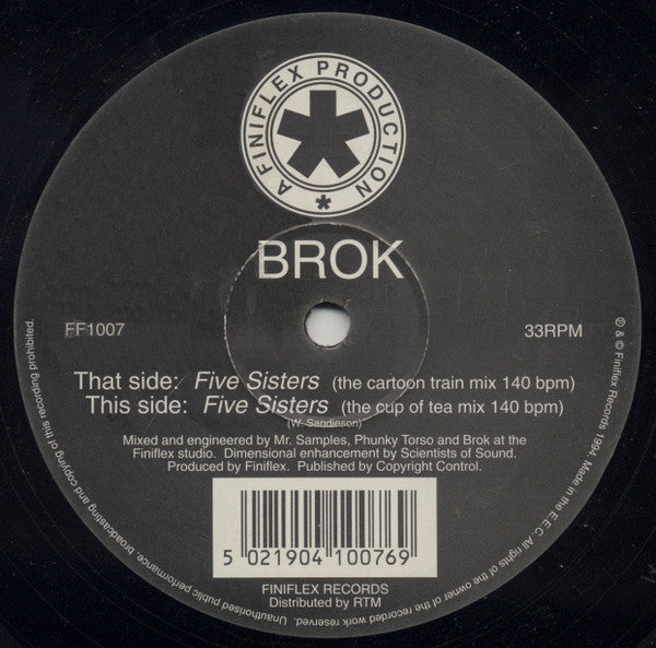 Brok : Five Sisters (12")