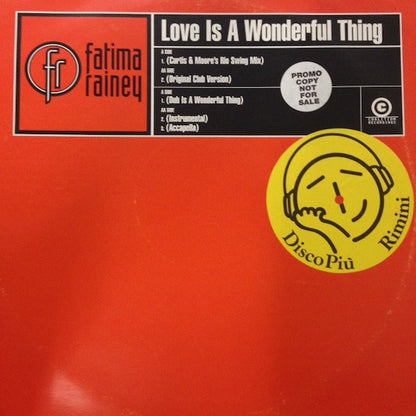 Fatima Rainey : Love Is A Wonderful Thing (12", Promo)