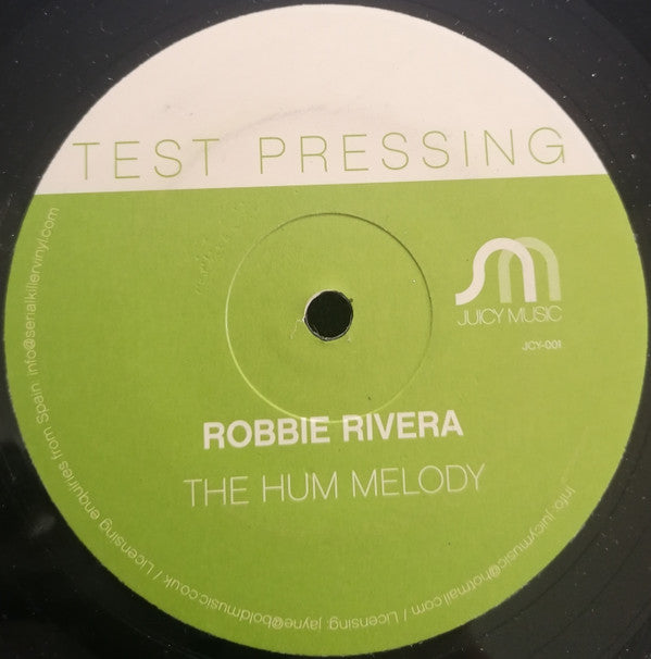 Robbie Rivera : The Hum Melody (12", TP)