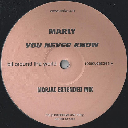 Marly : You Never Know (2x12", Promo)